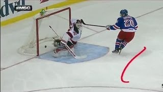 Martin Brodeur robs Kreider with the blocker [upl. by Pedersen]