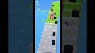 Sock Slide The ULTIMATE Downstairs Race Challenge games shorts viral funny [upl. by Niwde]