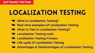 manual testing tutorial for beginners  what is localization testing in software testing [upl. by Wenger]