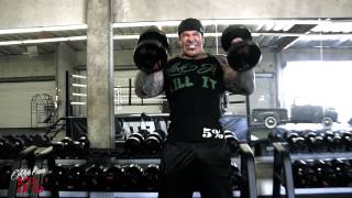 HAMMER CURLS 5 DIFFERENT TYPES Rich Piana [upl. by Ylas]