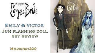 Tim Burtons CORPSE BRIDE Emily and Victor Jun Planning Coffin Doll Set REVIEW [upl. by Blackman]