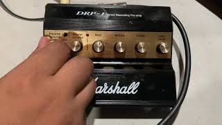 Marshall Drp1 preamp By Maxbaza [upl. by Ramey]