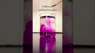 Diffusion experiment igcse diffusion chemistry edexcel matric fun kidsvideos [upl. by Bolling]