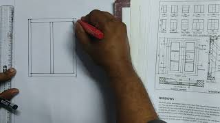 Glazed window Civil Engg Planning and Drafting KTU Part 2 [upl. by Tommie610]