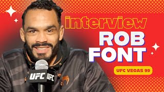 Rob Font doesn’t want a bloody war with Kyler Phillips but will do it if he needs to prove himself [upl. by Nosduh]