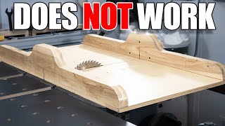 the FLAW with Ultimate crosscut sleds [upl. by Britteny356]