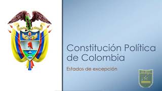 Estados de Excepción en Colombia [upl. by Kumar]