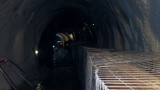 Penstock Concrete encasing  Cebri borunun beton kaplanması [upl. by Asselam]