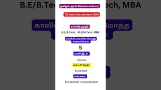 TN Aavin Recruitment 2024 TN GOVT JOBS😍Central Govt Jobs🔥Government Jobs 2024 in Tamil [upl. by Westland]