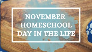 Homeschool Day in the Life  Kindergarten amp 2nd Grade  November 2024 [upl. by Bain]