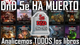 Analicemos TODOS los libros de DnD 5th RIP ⚰️ [upl. by Genny]