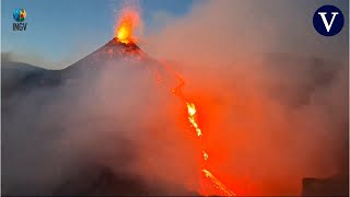 Italia en alerta por un aumento de la actividad eruptiva del Etna [upl. by Abehsile697]