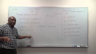 Finding the GCD of two numbers using Euclidean Algorithm  Part 1 [upl. by Filmer]