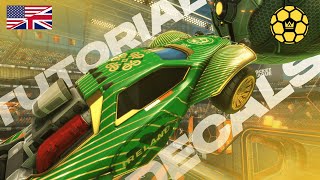 How to get unique decals in rocket League AlphaConsole [upl. by Lepper]