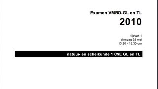 Uitleg Examen Nask1 Natuurkunde GL en TL 2010 tijdvak 1 [upl. by Cordell]