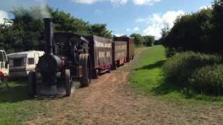 Torbay Steam Fair 2013 Colossus Towing [upl. by Airamat]