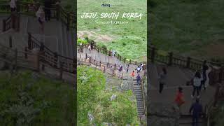 Korea🇰🇷 UNESCO World Natural Heritage l Seongsan Ilchulbong Jeju Island ming travel drone [upl. by Ruiz675]