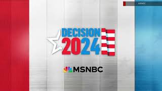 MSNBC Decision 2024 promo [upl. by Uhn]