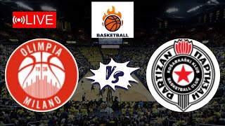 Belgrade Guerrillas vs Olimpia Milano  Euro League 2024  2025  Basketball LIVE Score UPDATE [upl. by Leinad66]