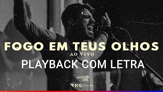 FOGO EM TEUS OLHOS  LOUVOR IIR  CLIPE OFICIAL   Playback [upl. by Leuams]