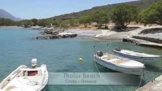 Tholos Beach Θόλος  Crete  Greece [upl. by Pablo]