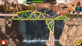 Bridge Construction Simulator Level 13 [upl. by Thorwald]