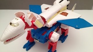 TRANSFORMERS G1 SKYLYNX  TAKARA REISSUE VIDEO TOY REVIEW [upl. by Barstow240]