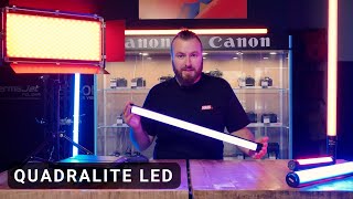 Quadralite LED  Przegląd efektowych lamp światła ciągłego [upl. by Boothe228]