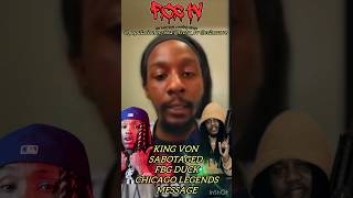 KIng Von Hated on FBG Duck Chicago Legends Song  Issa Taine Fbgduck kingvon [upl. by Burchett352]