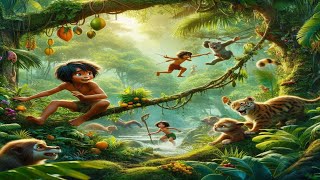 Mowgli first wild sleepover adventure  mowgli cartoon in english [upl. by Dej613]