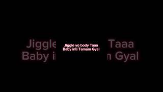 Jiggle Lyrics🔥❤️‍🔥 viralvideo viralshort youtube [upl. by Azyl]