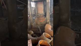 Pipe elbow making process Good tools and machinery make work easy [upl. by Dud691]