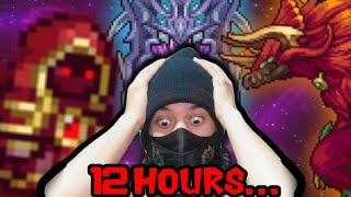 these BOSSES took me 12 HOURS TO BEAT  Terraria Calamity Mod finale [upl. by Aymik172]