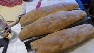 Wir backen knuspriges und leckeres Dinkel Roggen Baguette Brot [upl. by Dale]