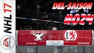 Düsseldorfer EG  Kölner Haie 1852  NHL 17 DEL Saison 024 [upl. by Suzetta]