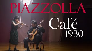 A Piazzolla Café 1930 from Histoire du Tango played by Chloe Chua violin amp Kevin Loh guitar [upl. by Neumark281]