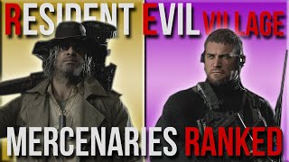 All RESIDENT EVIL VILLAGE Mercenaries RANKED WORST to BEST [upl. by Oah12]