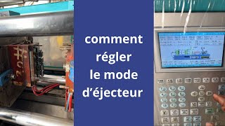 Comment régler le mode éjecteur de la machine injection plastique injectionmoulding [upl. by Jemmy]