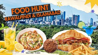 Yummiest Food Hunt in Twin cities 😋 Burgers Donuts Lemon Soda Chat and Falooda foodvlog pakistan [upl. by Lejeune]