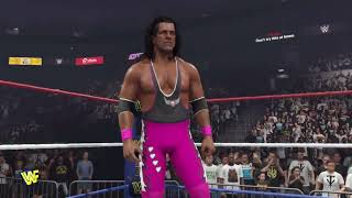 WWE 2K24 Royal Rumble 96 Sting Vs Bret Hart WWE World Championship Match [upl. by Yroger115]