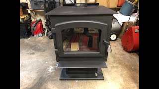 Drolet Myriad 2 Wood Stove model DB03051 [upl. by Acinod472]