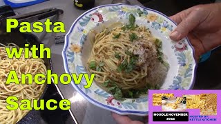 Pasta with Anchovy Sauce  Anchovy Pasta Sauce mangiareitalia [upl. by Ingram]