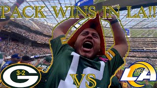 PACKERS vs RAMS REACTIONREVIEW IN SoFi Stadium [upl. by Assilam]