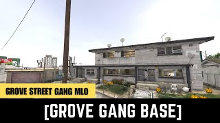 Grove Street Gang MLO Grove Gang Base Interior amp map for Roleplay  FiveM Mlo [upl. by Cuttler]