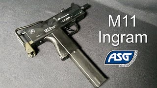 Cobray Ingram M11 ASG Co2  Airsoft Estartit [upl. by Ahsoyem67]