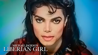 Michael Jackson  Liberian Girl  Music Video AI [upl. by Anavoig227]