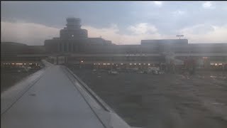 PIA Airbus A320 PK 305 Sunset Takeoff from Lahore with LiveATC [upl. by Alet564]