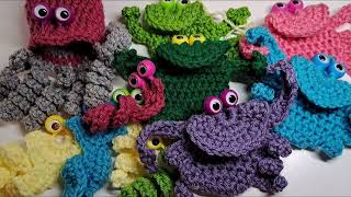 How to Crochet a Googly eyed Crab Creature [upl. by Soble]