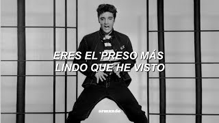 Elvis Presley — Jailhouse Rock Lyrics  Sub Español  Video [upl. by Onaivatco]