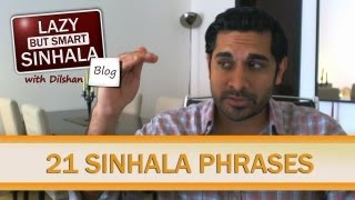 Learn Sinhala Language Video 21 Sinhala Phrases You Absolutely Must Know [upl. by Ojyram]